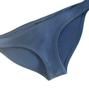 NWOT Triangl Billie Neoprene Bikini Bottom in Into the Night Navy Blue Sz S